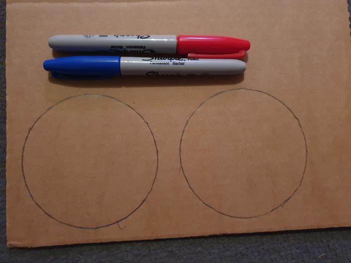 circles on card